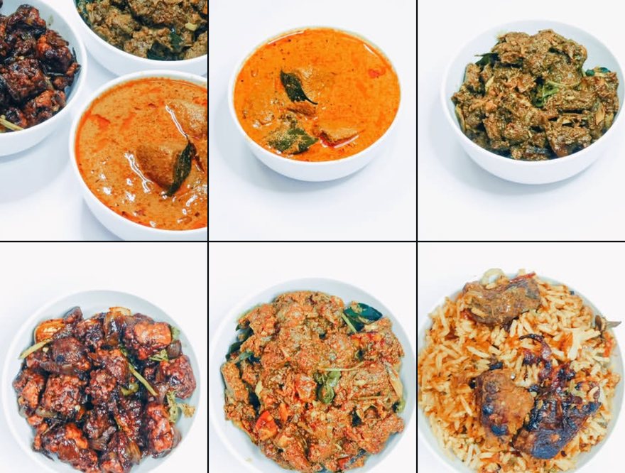 The Supermaa storefront showing prepared dishes from the product catalogue